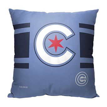Chicago Cubs Wrigleyville City Connect Printed Throw Pillow
