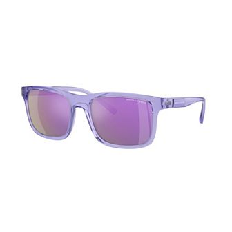 Men's Armani Exchange AX4145S 57mm Rectangle Sunglasses