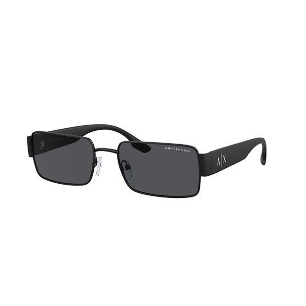 Men's Armani Exchange AX2052S 57mm Rectangle Sunglasses