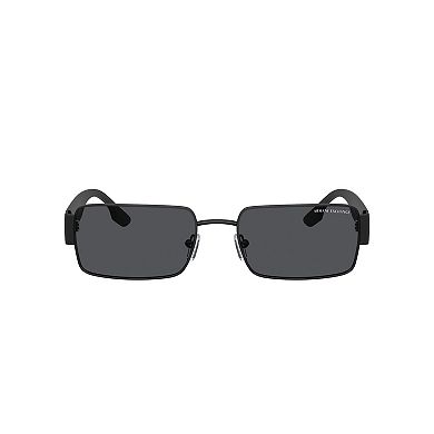 Men's Armani Exchange AX2052S 57mm Rectangle Sunglasses