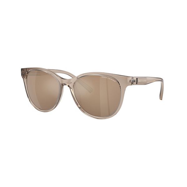 Women's Armani Exchange AX4144SU 54mm Cat Eye Mirrored Sunglasses