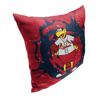 St. Louis Cardinals Mascot Fredbird Printed Throw Pillow