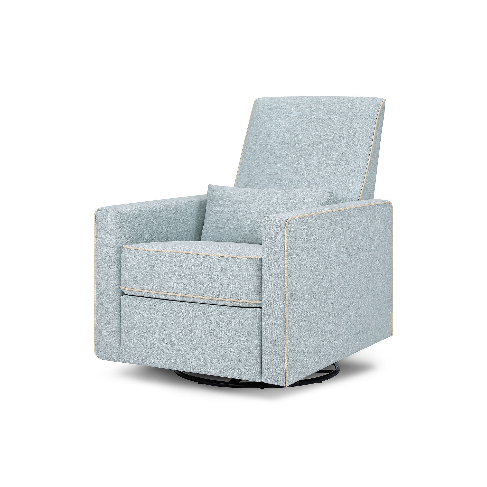 DaVinci Piper Recliner & Swivel Glider Armchair, Blue
