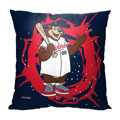 Minnesota Twins Mascot TC Bear Printed Throw Pillow