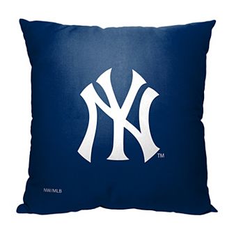 New York Yankees Teddy Bear Printed Throw Pillow