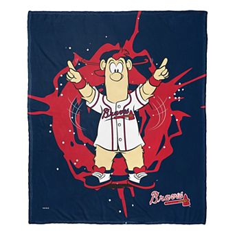 Atlanta Braves Mascot Blooper Silk Touch Throw Blanket