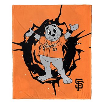 San Francisco Giants Mascot Lou Seal Silk Touch Throw Blanket