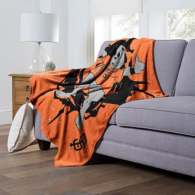 San Francisco Giants Mascot Lou Seal Silk Touch Throw Blanket