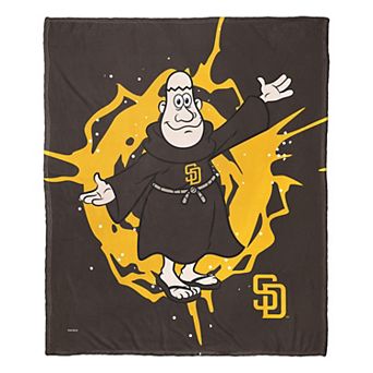 San Diego Padres Mascot Silk Touch Throw Blanket