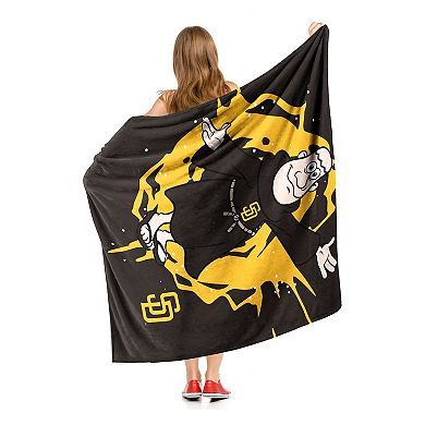 San Diego Padres Mascot Silk Touch Throw Blanket