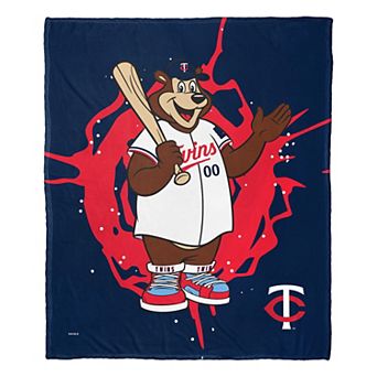 Minnesota Twins Mascot T.C. Bear Silk Touch Throw Blanket