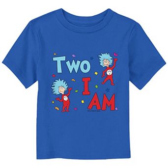 Toddler Boy Dr. Seuss Two I Am Graphic Tee