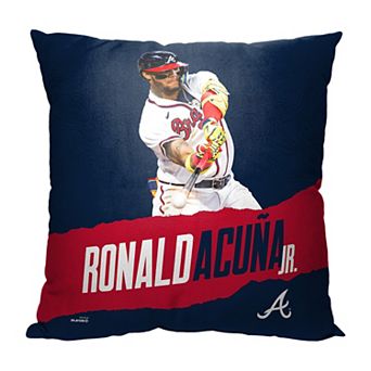 MLB Official Atlanta Braves 18x18 Printed Pillow