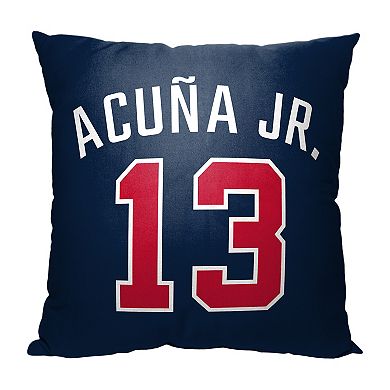 MLB Official Atlanta Braves 18x18 Printed Pillow