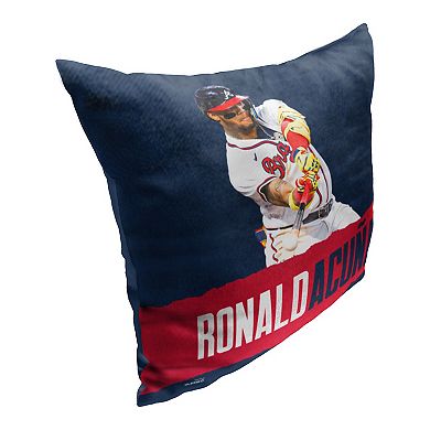 MLB Official Atlanta Braves 18x18 Printed Pillow