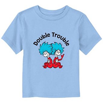 Baby & Toddler Boys Dr. Seuss Thing 1 And Thing 2 Double Trouble Graphic Tee