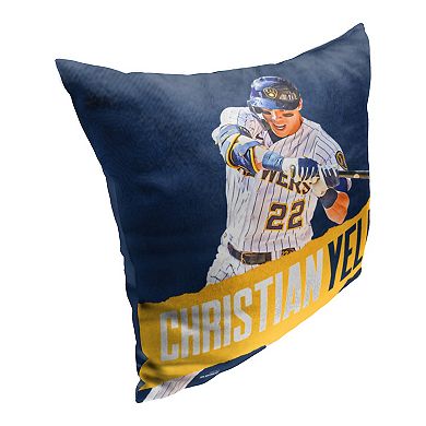 MLB Official Milwaukee Brewers 18x18 Printed Pillow