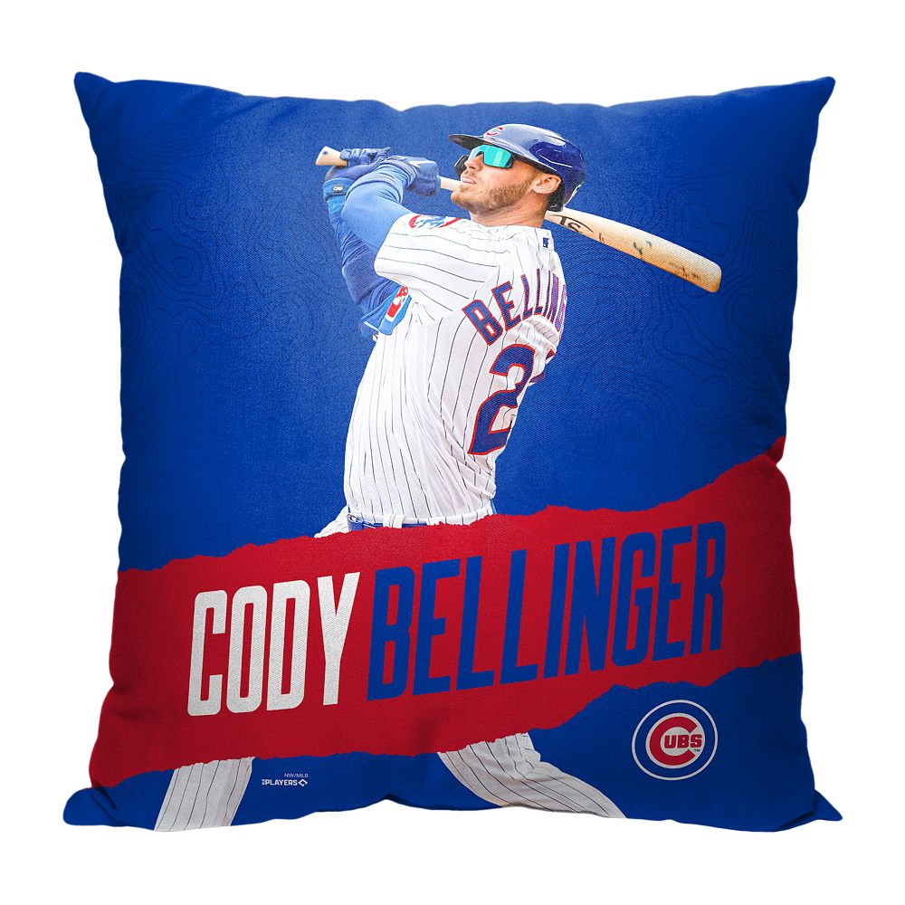 Mlb official chicago cubs 18x18 printed pillow