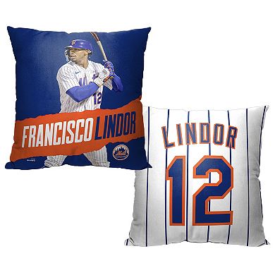 MLB Official New York Mets 18x18 Printed Pillow