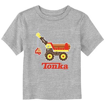 Toddler Boy Tonka Truck At Work Graphic Tee