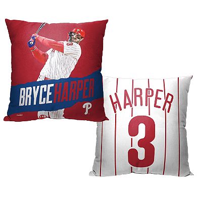 MLB Official Philadelphia Phillies 18x18 Printed Pillow