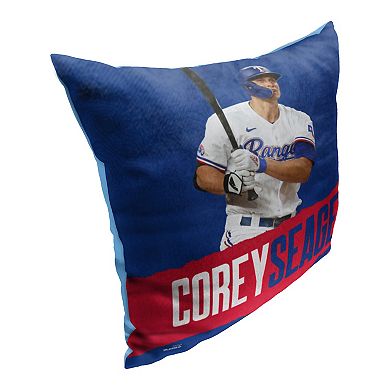 MLB Official Texas Rangers 18x18 Printed Pillow