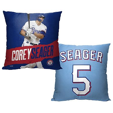 MLB Official Texas Rangers 18x18 Printed Pillow