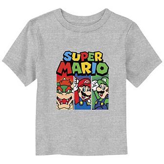 Toddler Boy Super Mario Bros Happy Brothers Graphic Tee
