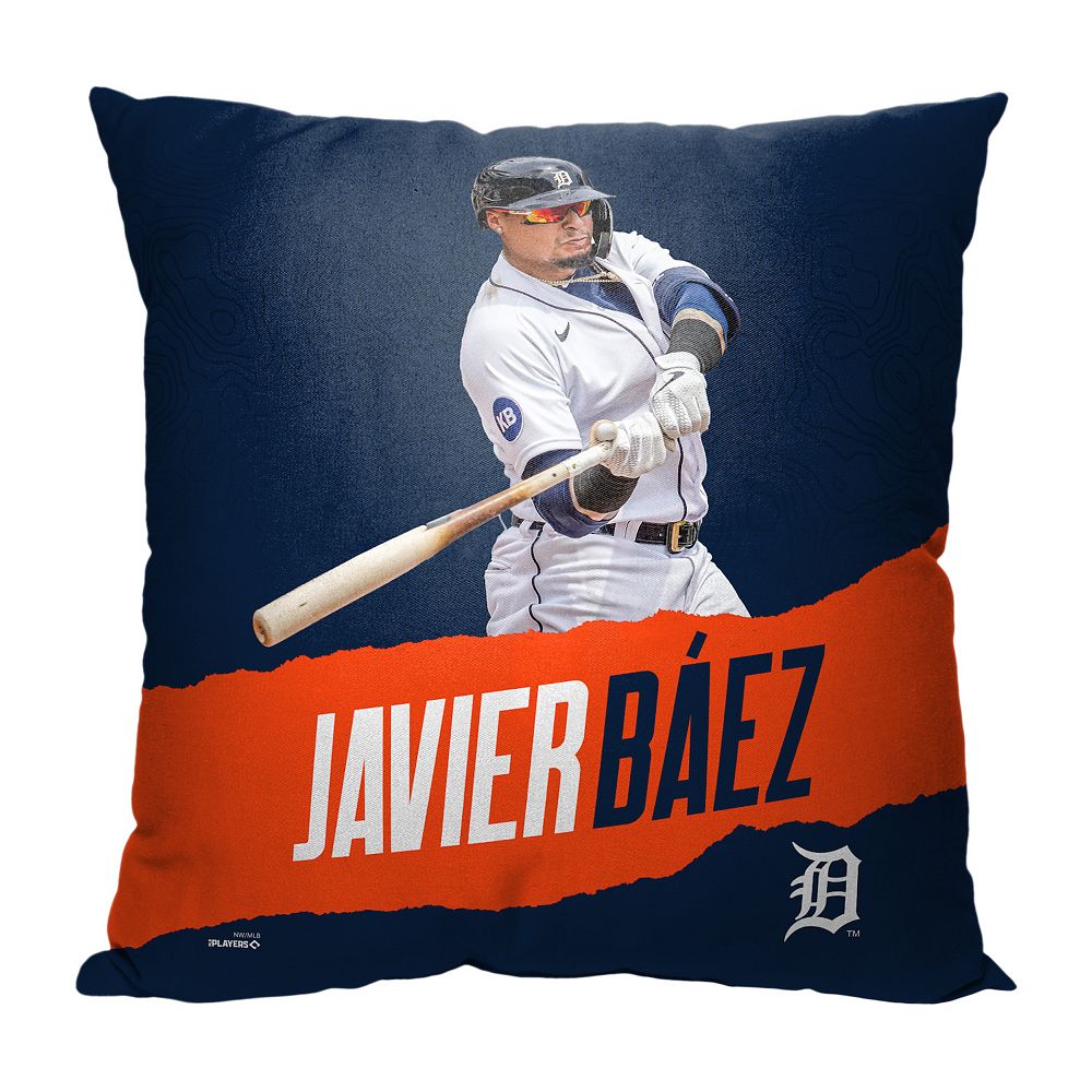 Mlb official detroit tigers 18x18 printed pillow