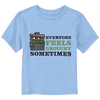 Baby & Toddler Boys PBS Kids Sesame Street Oscar The Grouch Everyone Feels Grouchy Sometimes Graphic Tee