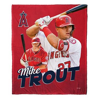 MLB Los Angeles Angels of Anaheim Player Silk Touch Throw Blanket