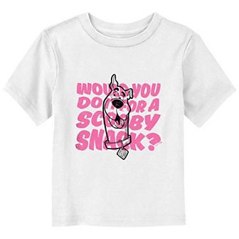 Toddler Boy Scooby-Doo Would You Do It For A Scooby Snack? Graphic Tee
