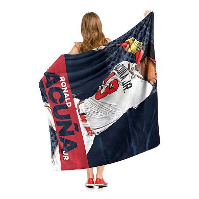 MLB Atlanta Braves Player Silk Touch Throw Blanket
