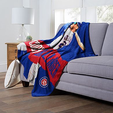 MLB Chicago Cubs Player Silk Touch Throw Blanket