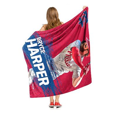 MLB Philadelphia Phillies Player Silk Touch Throw Blanket