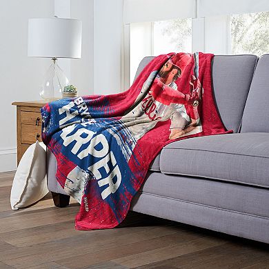 MLB Philadelphia Phillies Player Silk Touch Throw Blanket