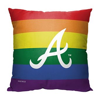 MLB Atlanta Braves Pride Series Printed Pillow - 18" x 18"