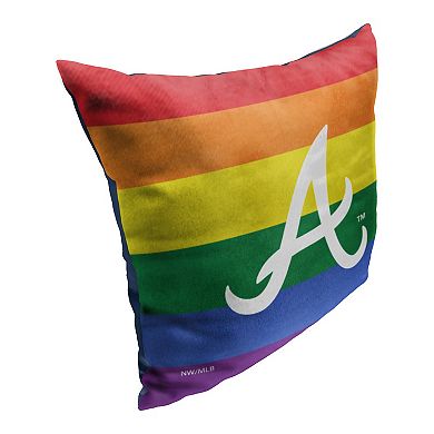 MLB Atlanta Braves Pride Series Printed Pillow - 18" x 18"