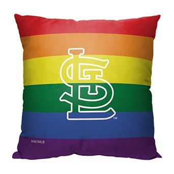MLB St. Louis Cardinals Pride Series Printed Pillow - 18" x 18"