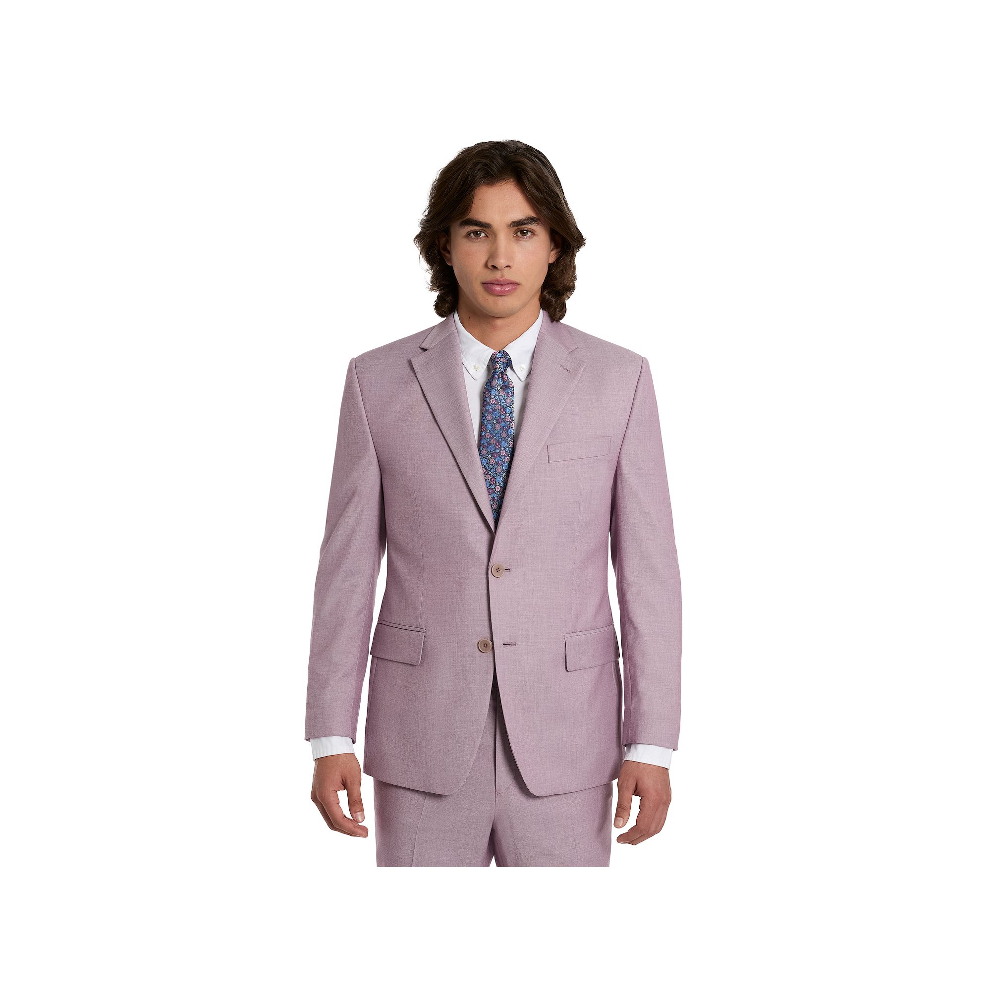 Mens Ben Sherman Slim Stretch Suit Jacket, Size: 38 - Regular, Pink