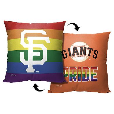 MLB San Francisco Giants Pride Series Printed Pillow - 18" x 18"