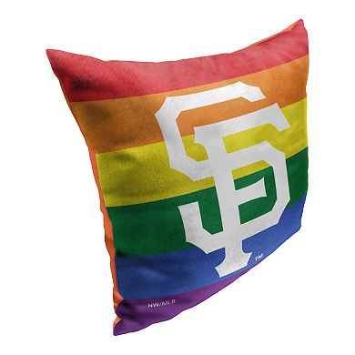 MLB San Francisco Giants Pride Series Printed Pillow - 18" x 18"