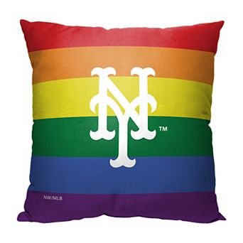 MLB New York Mets Pride Series Printed Pillow - 18" x 18"