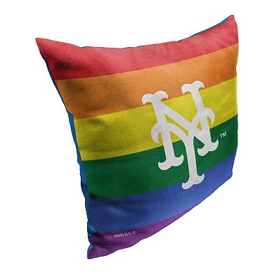 MLB New York Mets Pride Series Printed Pillow - 18" x 18"