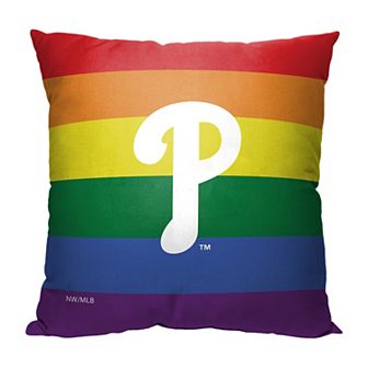 MLB Philadelphia Phillies Pride Series Printed Pillow - 18" x 18"
