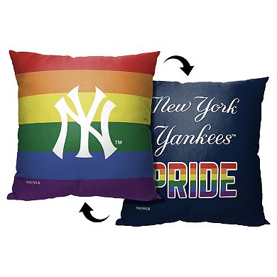 MLB New York Yankees Pride Series Printed Pillow - 18" x 18"