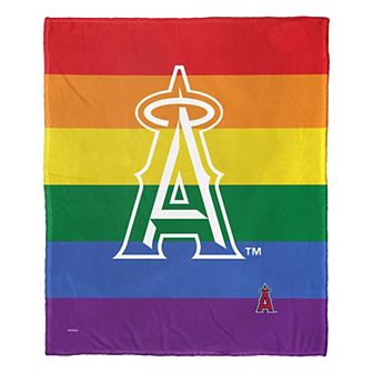 MLB Los Angeles Angels of Anaheim Pride Series Silk Touch Throw Blanket