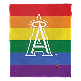 MLB Los Angeles Angels of Anaheim Pride Series Silk Touch Throw Blanket