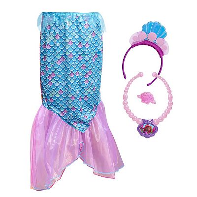 fitted lace wedding dress Dress Up America Little Mermaid Girls Costume- T4 main image 1