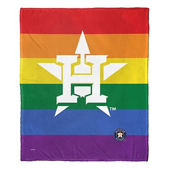 MLB Houston Astros Pride Series Silk Touch Throw Blanket